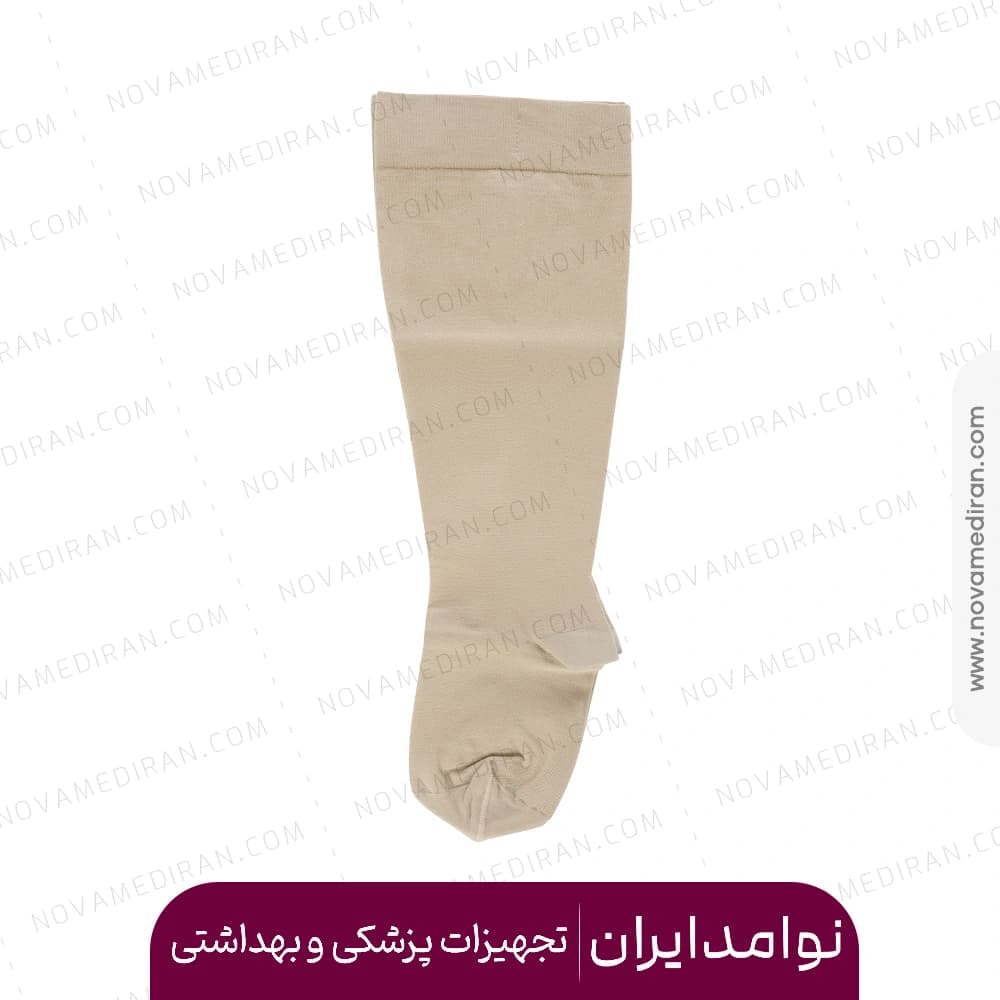 جوراب واریس زیر زانو ترکیه‌ای پنجه بسته AD برند varicease — تصویر ۲