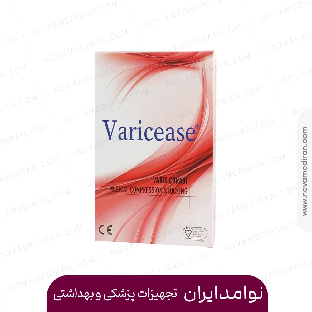 جوراب واریس بالای ران ترکیه‌ای پنجه باز AG برند varicease — تصویر ۲