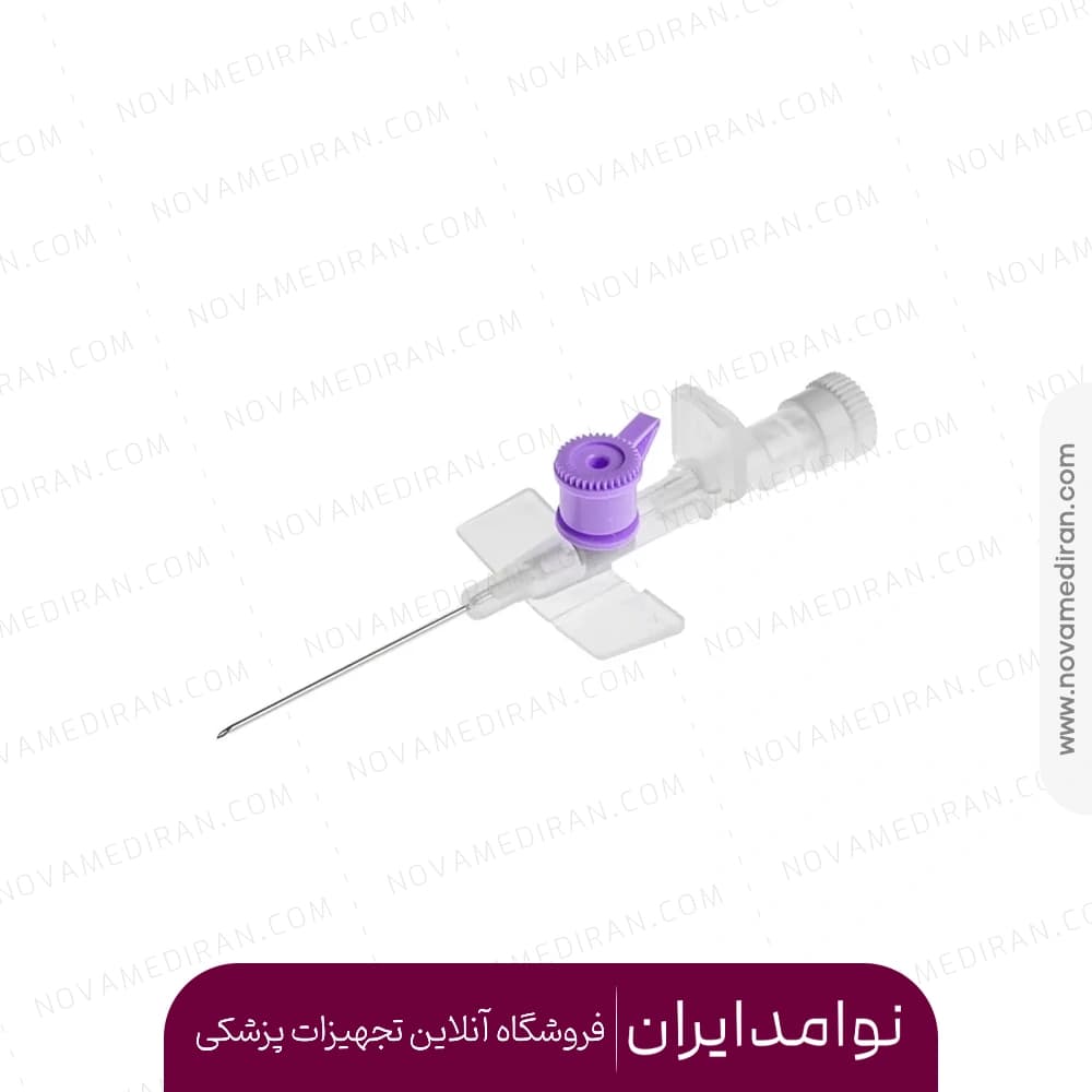 آنژیوکت بنفش پلاس فلون plusflon