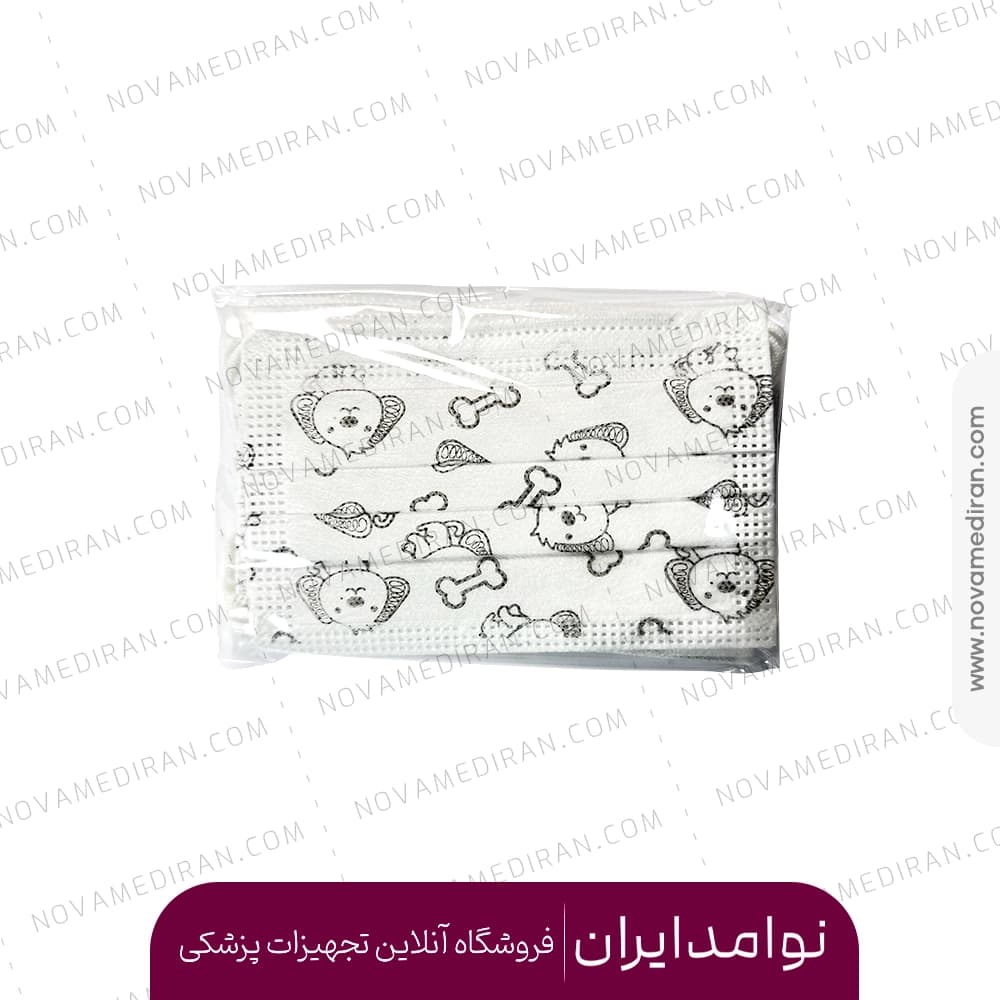 ماسک کودک برند ساینا بسته 50 عددی — تصویر ۲