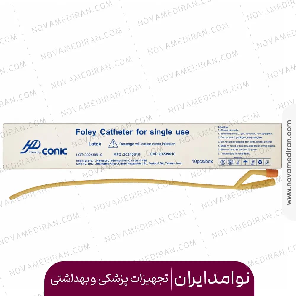 سوند فولی سیلیکونی برند HD سایز ۱۶