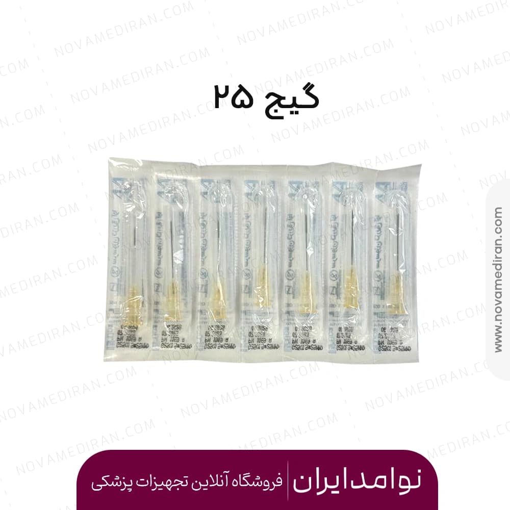 سرسوزن تزریق آوا بسته ۱۰۰ عددی — تصویر ۲