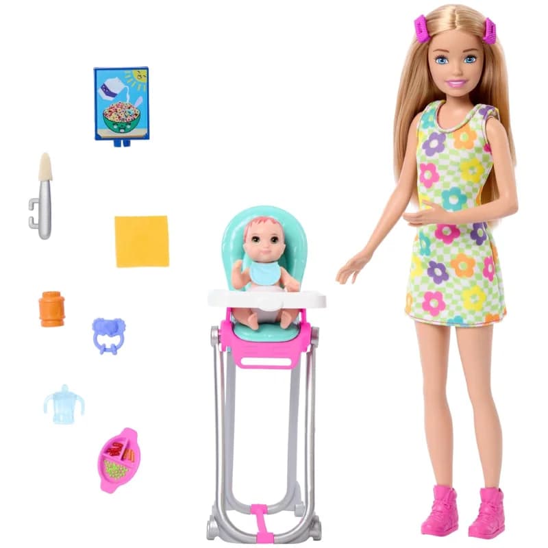 عروسک باربی مدل Skipper Babysitter کد HTK35MAT — تصویر ۷