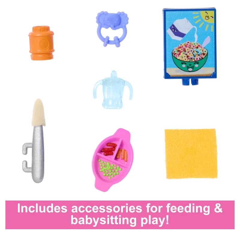 عروسک باربی مدل Skipper Babysitter کد HTK35MAT — تصویر ۵