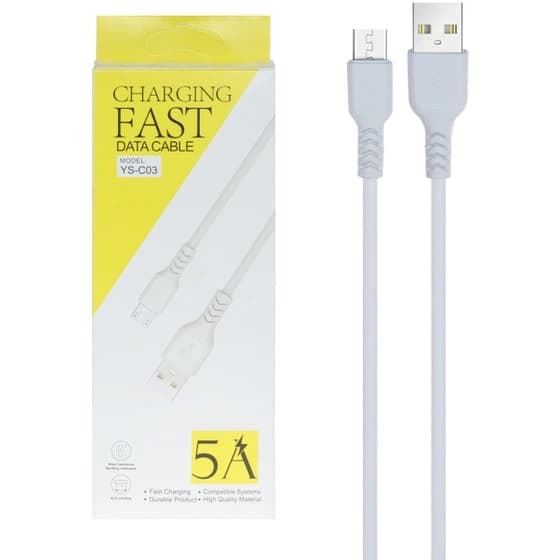 کابل شارژ فست تایپ سی مدل YS-C03