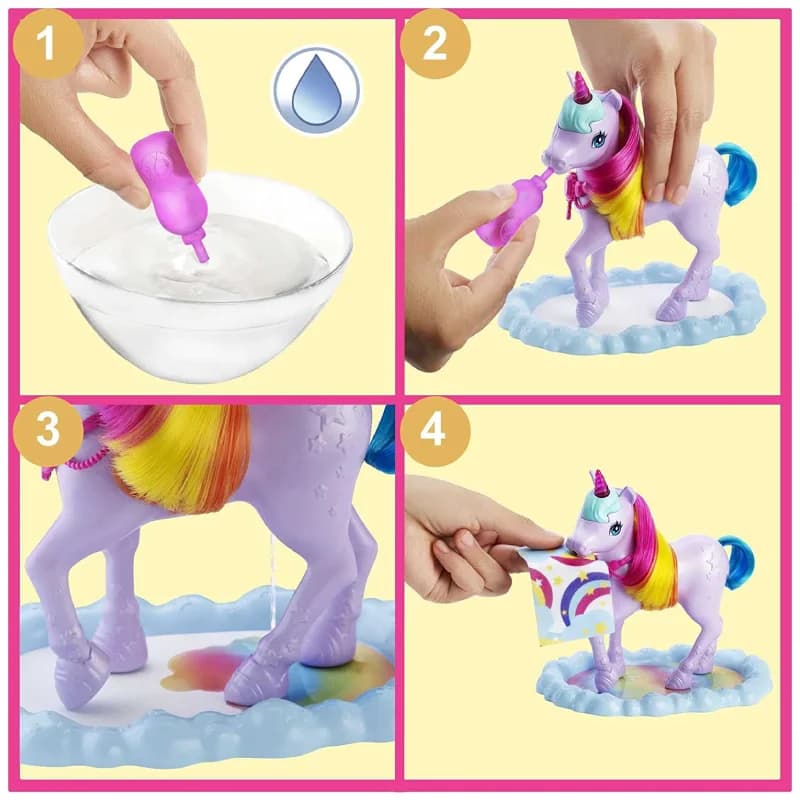 عروسک باربی مدل Barbie Dreamtopia Doll And Unicorn — تصویر ۳