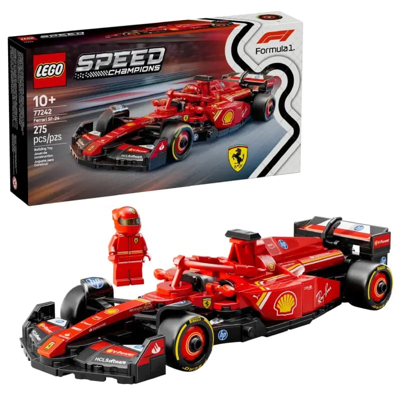 لگو Ferrari SF-24 F1® Race Car سری اسپید کد 77242