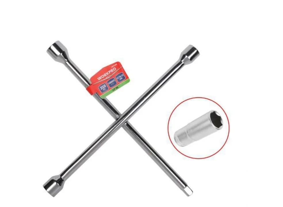 آچار چرخ یونیورسال با یک سری سوکت خور برند WORKPRO ورک پرو کد کالا WP314006AH