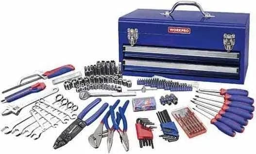 جعبه ابزار کشویی ۲۳۹ پارچه کارگاهی برند WORKPRO ورک پرو کد کالا WP209033