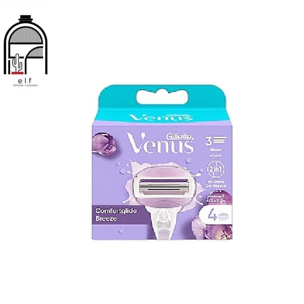 یدک تیغ ژیلت ونوس بریز | بسته 4 عددی