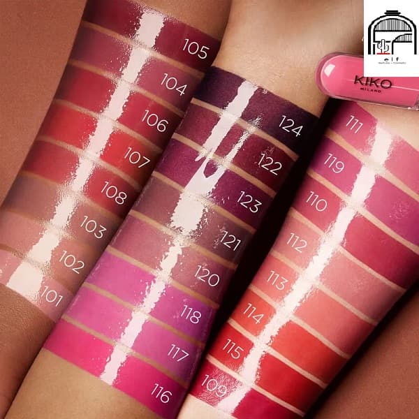 رژ لب مایع دبل تاچ کیکو Unlimited Double Touch Radiant lip gloss kiko milano — تصویر ۲