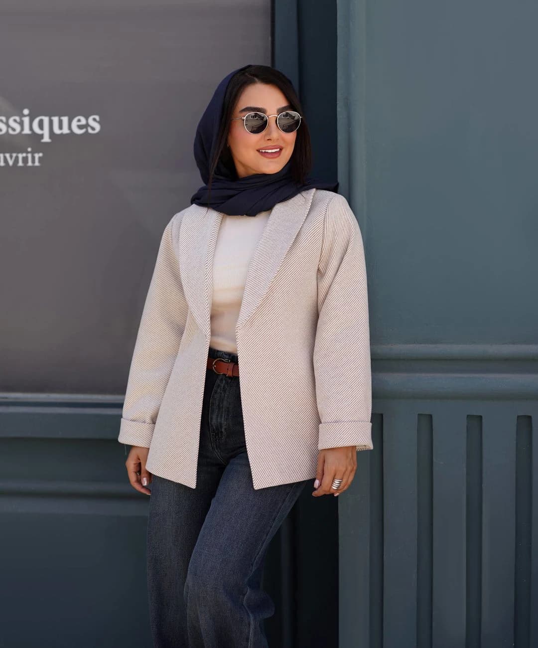 کت کوتاه فوتر جناغی آستردار مدل میلان |کد:1029