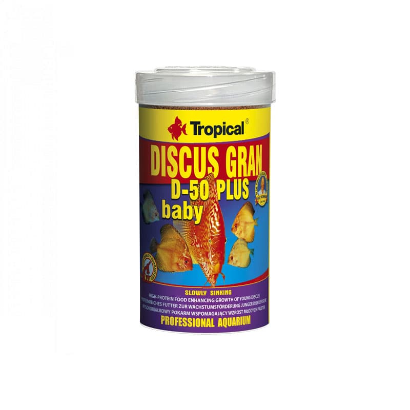 غذا ماهی دیسکس بیبی تروپیکال Discus Gran D-50 Plus Baby Tropical — تصویر ۲