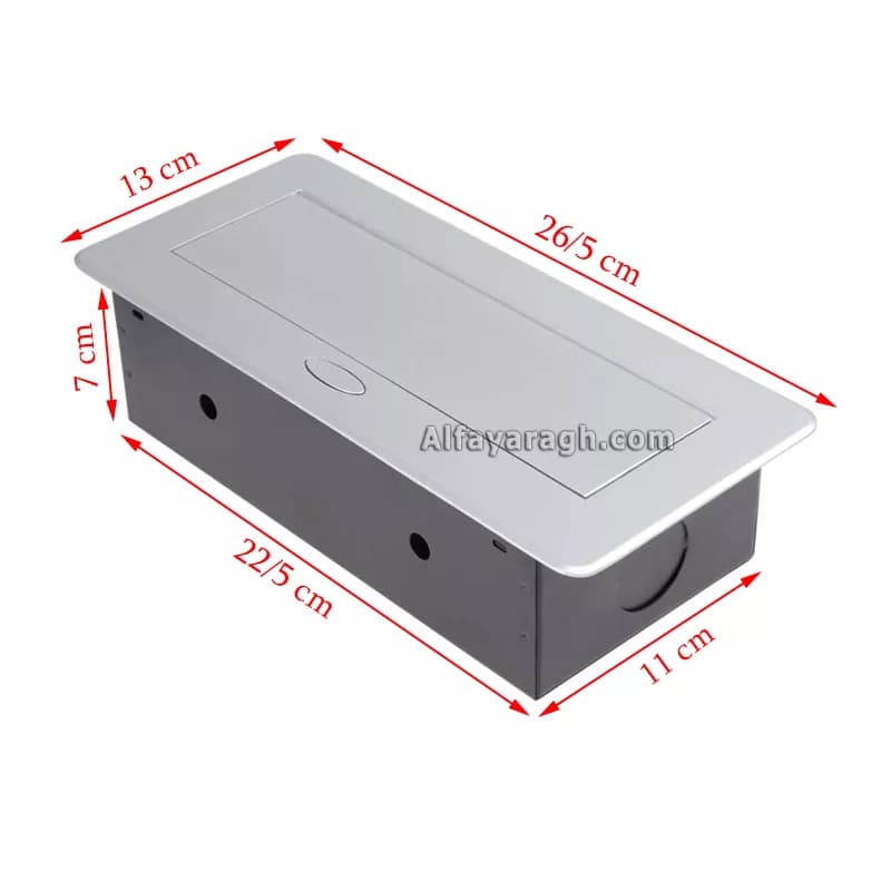 پریز توکار کابینتی ملونی مدل 10090 — تصویر ۴