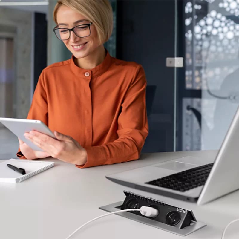 پریز توکار کابینت ملونی مدل 10088 — تصویر ۳