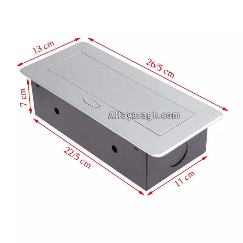 پریز توکار کابینت ملونی مدل 10088 — تصویر ۴
