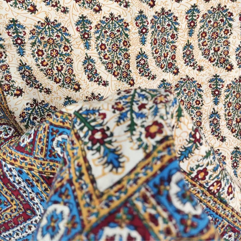 سفره قلمکار اعلا 100*150 کد 002 — تصویر ۴