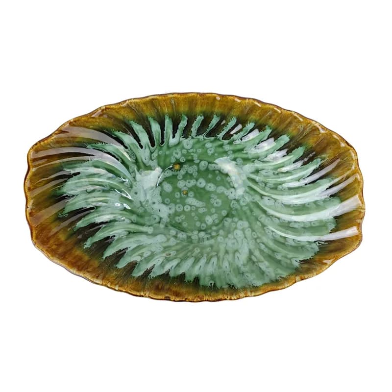 میوه خوری بزرگ سرامیکی طرح شره ای — تصویر ۲
