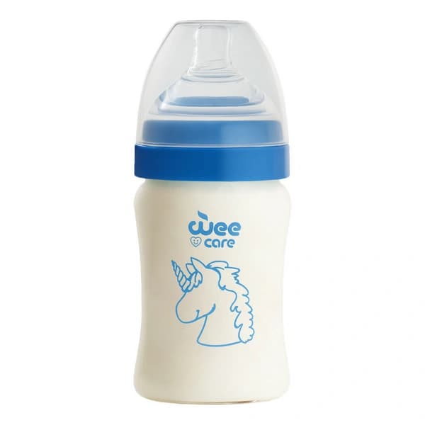 بطری شیرخوری وی کر مدل پیرکس دهانه عریض حجم 230 میلی لیتر (Wee Care-B311) — تصویر ۲