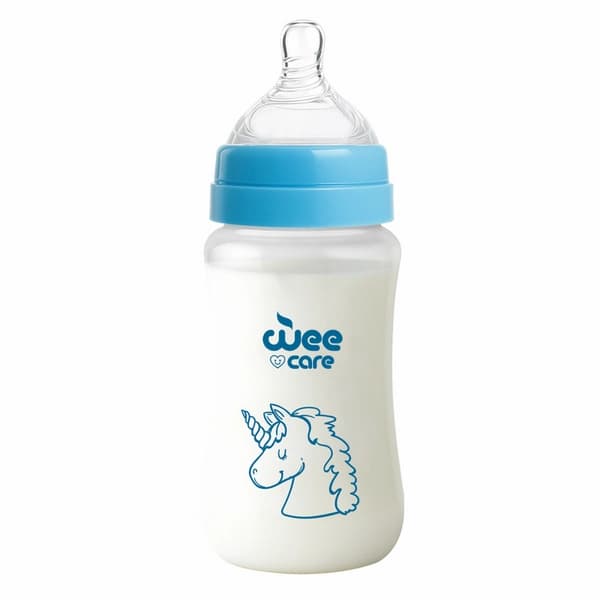بطری شیرخوری وی کر مدل پیرکس دهانه عریض حجم 230 میلی لیتر (Wee Care-B311)