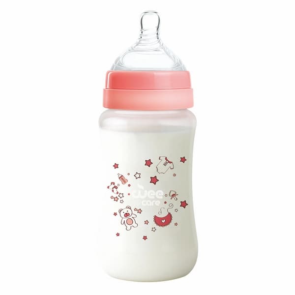 بطری شیرخوری وی کر مدل پیرکس دهانه عریض حجم 230 میلی لیتر (Wee Care-B311) — تصویر ۳