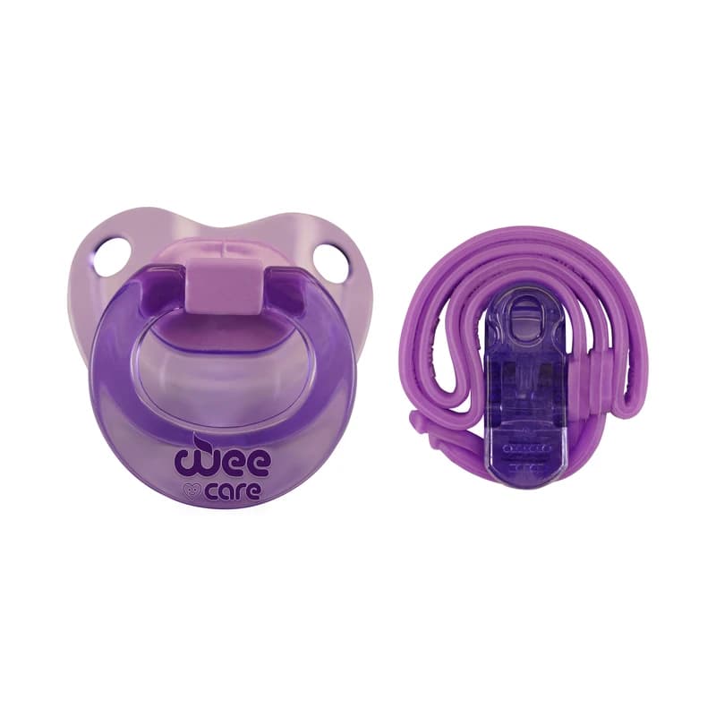 پستانک ارتودنسی شفاف Fancy وی کر به همراه بند سیلیکونی سایز 6تا12 ماه (Wee Care-P151) — تصویر ۵