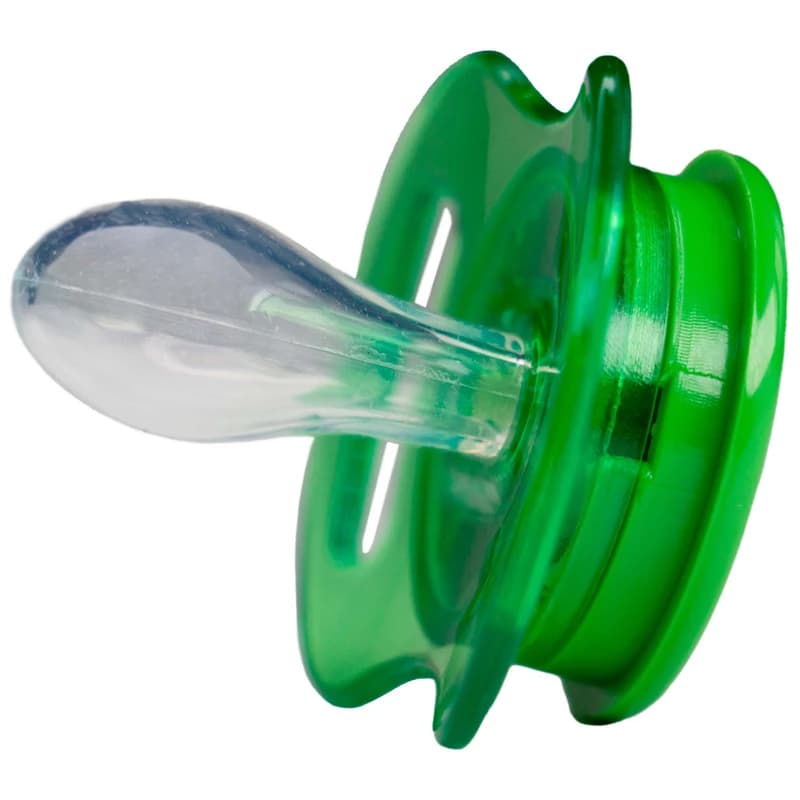 پستانک ارتودنسی وی کر مدل دربدار شفاف چاپدار Comfort سایز 3+ ماه کد P143 — تصویر ۲