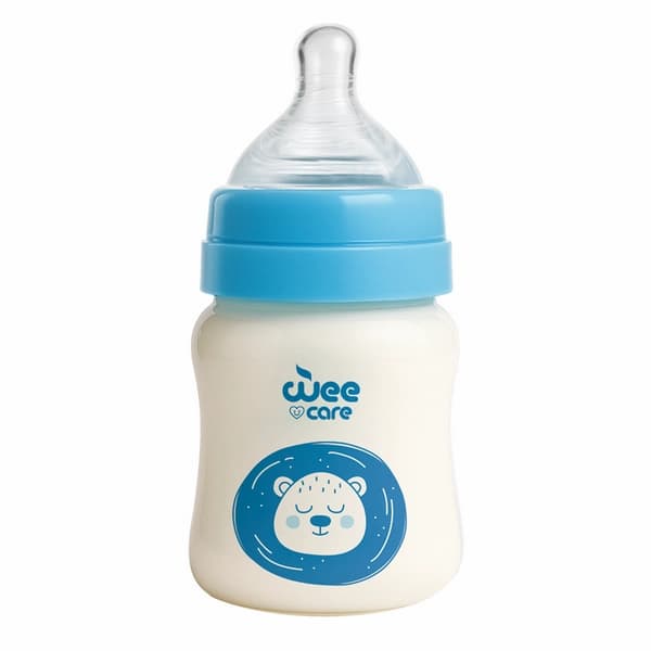 بطری شیرخوری وی کر مدل پیرکس دهانه عریض حجم 100 میلی لیتر- (Wee Care-B308) — تصویر ۳