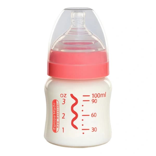 بطری شیرخوری وی کر مدل پیرکس دهانه عریض حجم 100 میلی لیتر- (Wee Care-B308) — تصویر ۲