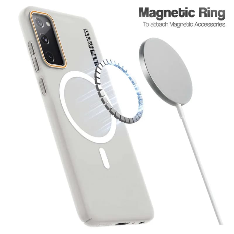 قاب مگ‌سیف مات نازک سامسونگ Galaxy S20 FE مدل Syndee – Samsung Galaxy S20 FE Syndee Magsafe Matte Slim Case