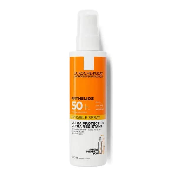 اسپری ضد آفتاب بدن لاروش پوزای مدل Anthelios Invisible مقاوم به آب SPF50+ حجم 200 میلی لیتر — تصویر ۷