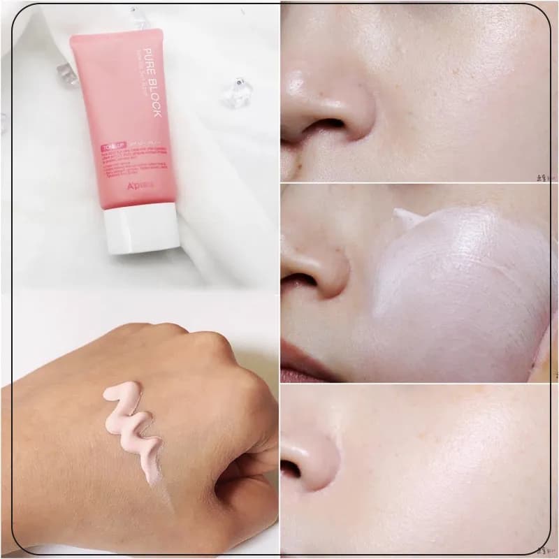 ضد آفتاب تون اپ اپیو A’pieu Pure Block Tone up Sun Cream — تصویر ۳
