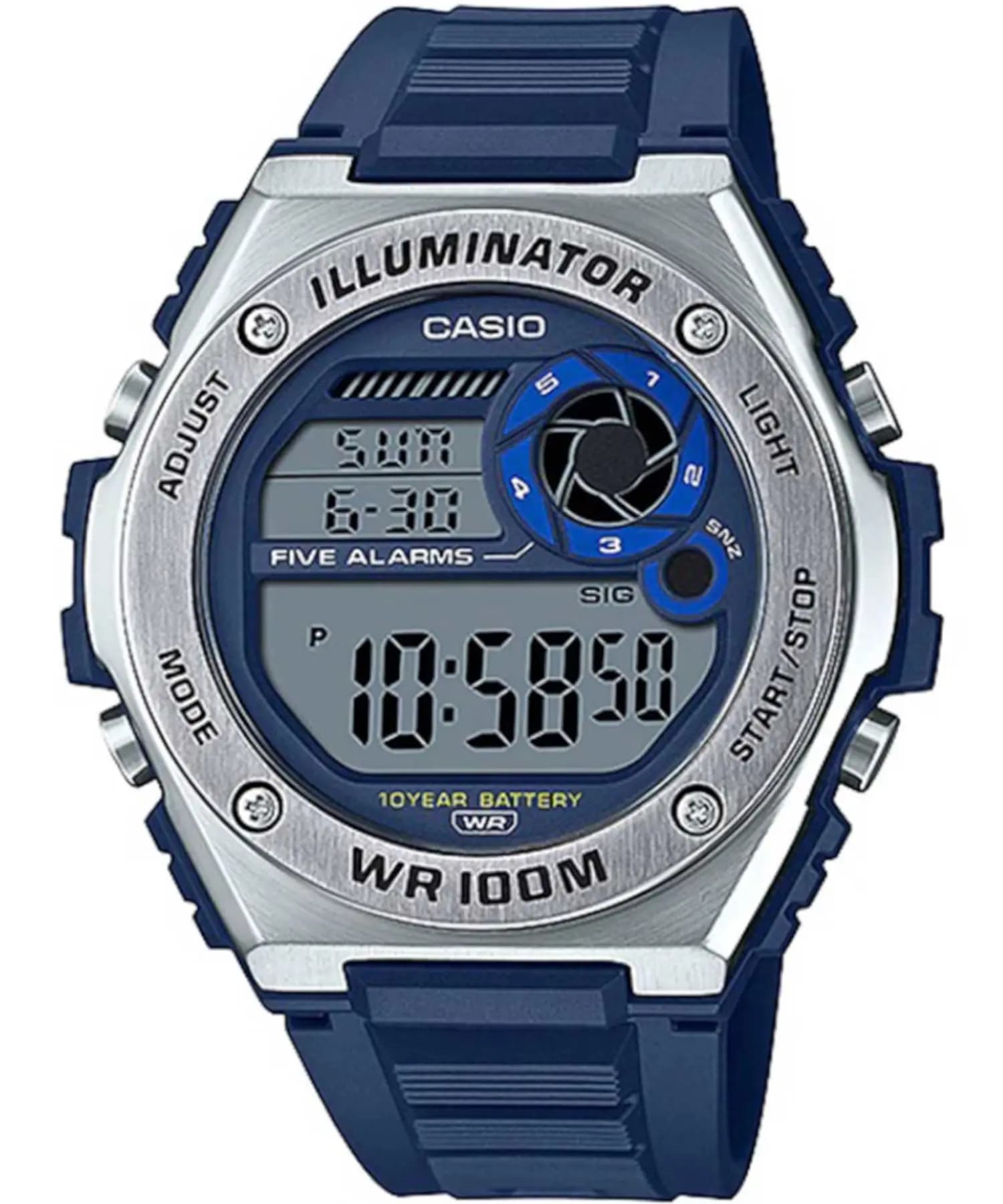ساعت مردانه کاسیو مدل CASIO MWD-100H-2AVDF — تصویر ۲