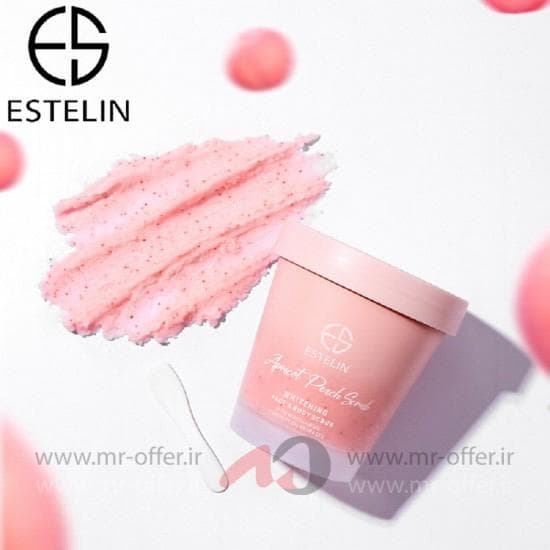 اسکراب لایه بردار پوست استلین مدل هلو و زردآلو وزن 280 گرم — تصویر ۲