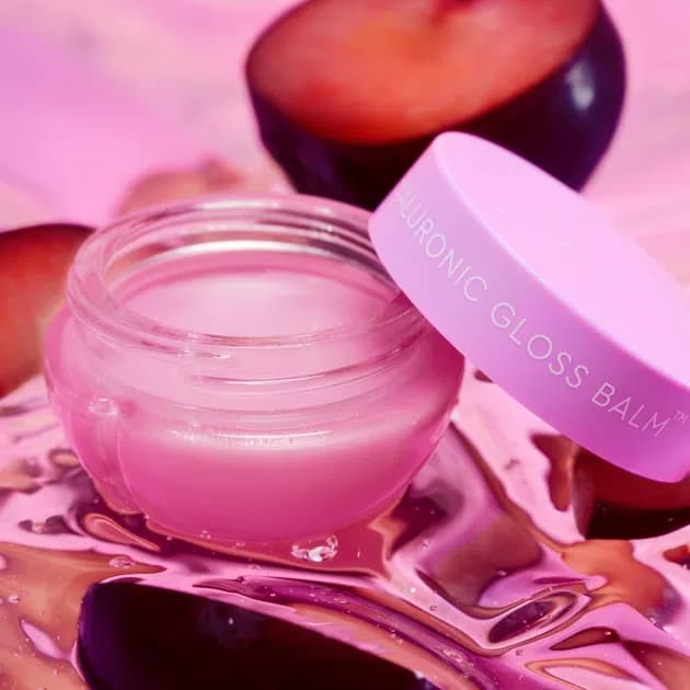 Plum Plump Hyaluronic Acid Lip Gloss Balm بالم براق لب حاوی هیالورونیک اسید Plum Plump گلو رسپی — تصویر ۴