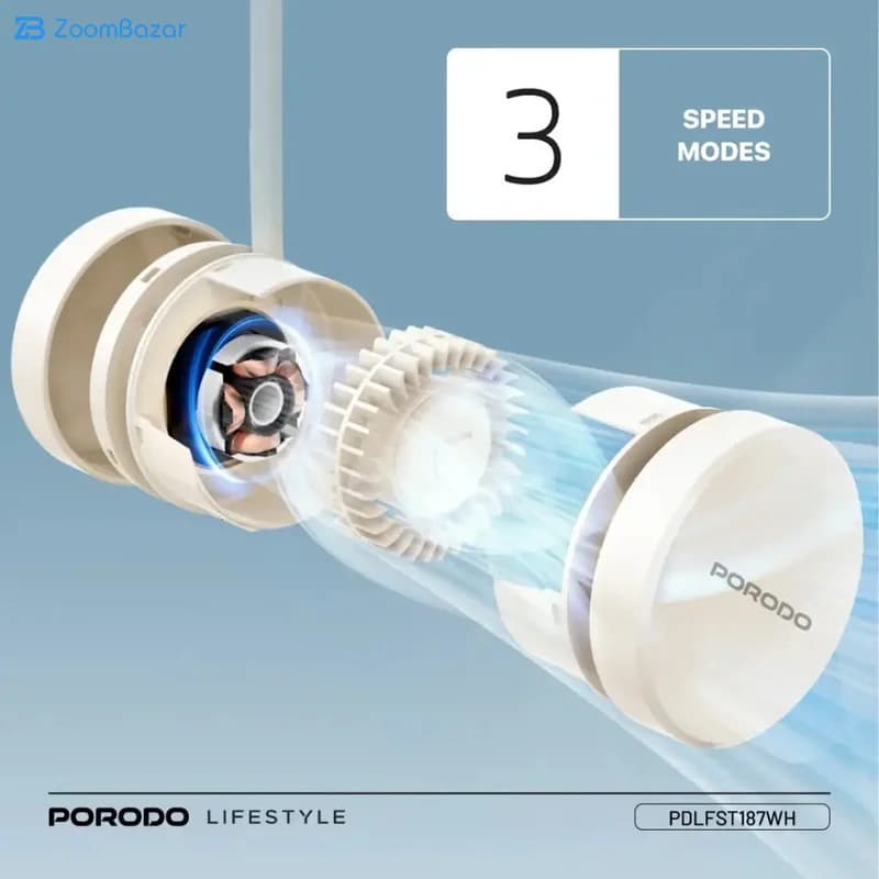 پنکه گردنی پرودو مدل PDLFST187WH AIRFLEX — تصویر ۱۱