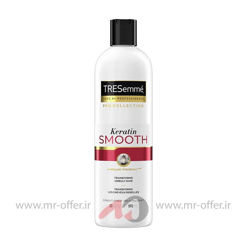نرم کننده مو ترزمه مدل keratin smooth حجم 592 میلی لیتر