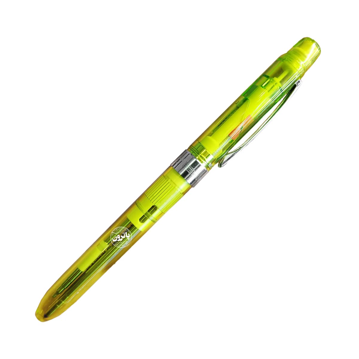 قلم 3 کاره پلاتینیوم مدل Mwb-500 Rs – اتود + 2 رنگ خودکار – بدنه شفاف