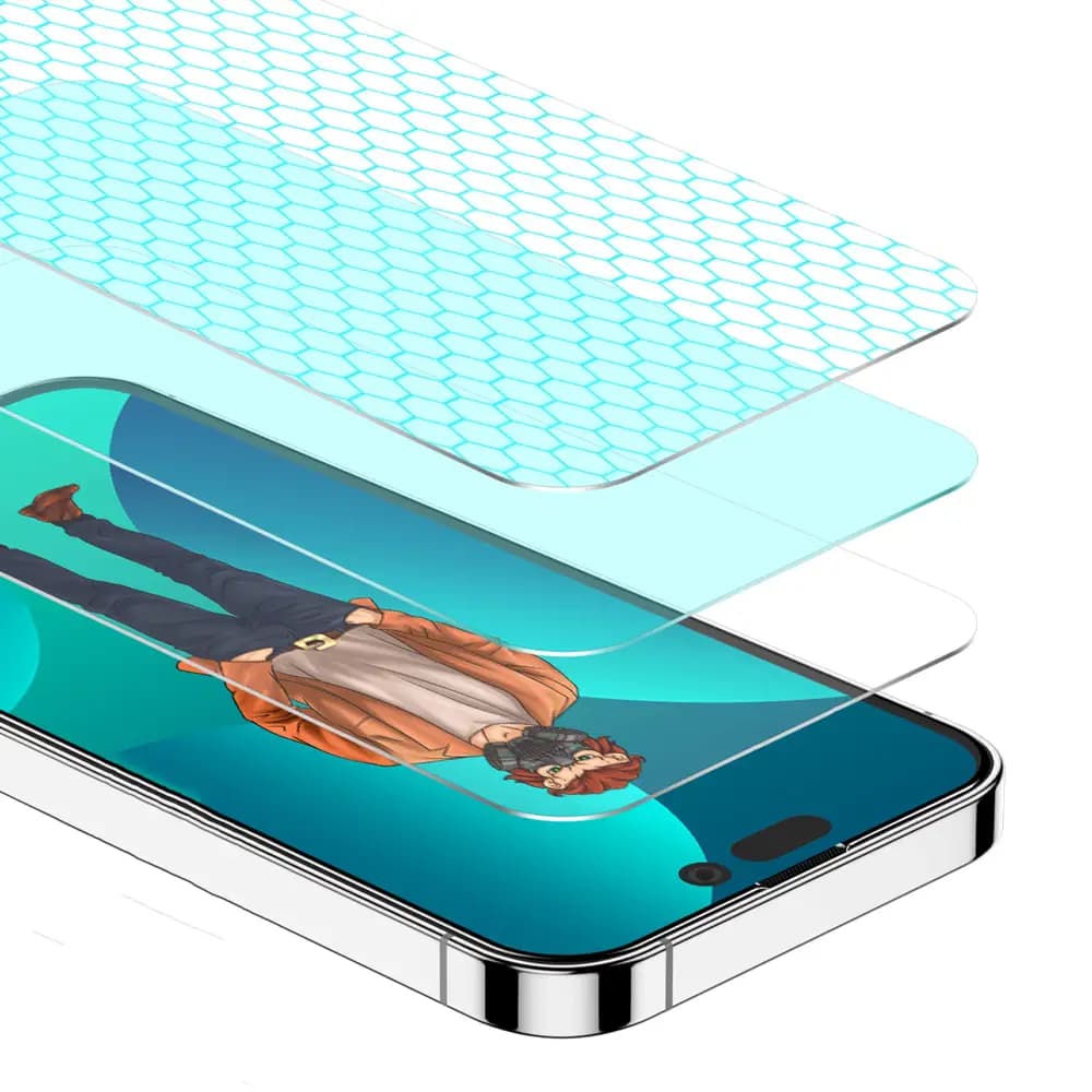 گلس گرین مدل 3D Desert برای موبایل اپل IPhone 14 Plus — تصویر ۲