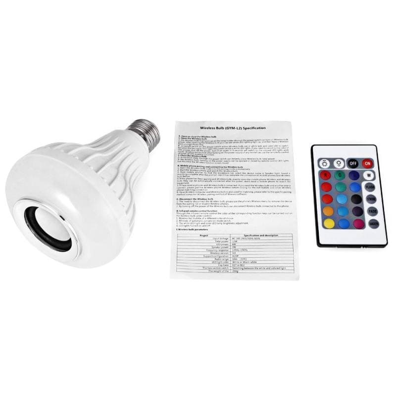 لامپ و اسپیکر بلوتوث هوشمند کد Smart LED Music Bulb — تصویر ۲