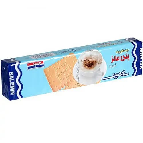 بیسکویت پتی مانژ شیری سالمین 125 گرمی