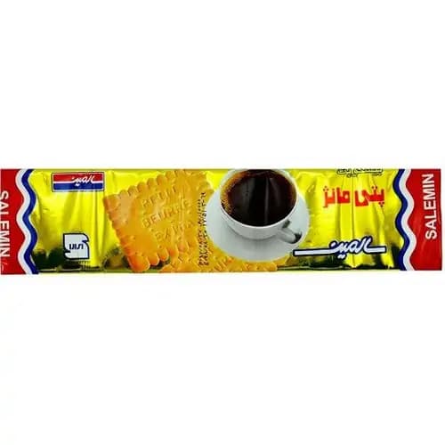 بیسکویت پتی بور وانیلی سالمین 125 گرمی