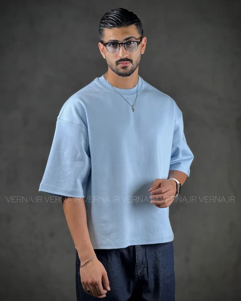 تیشرت باکسی مردانه دو پوسته VR