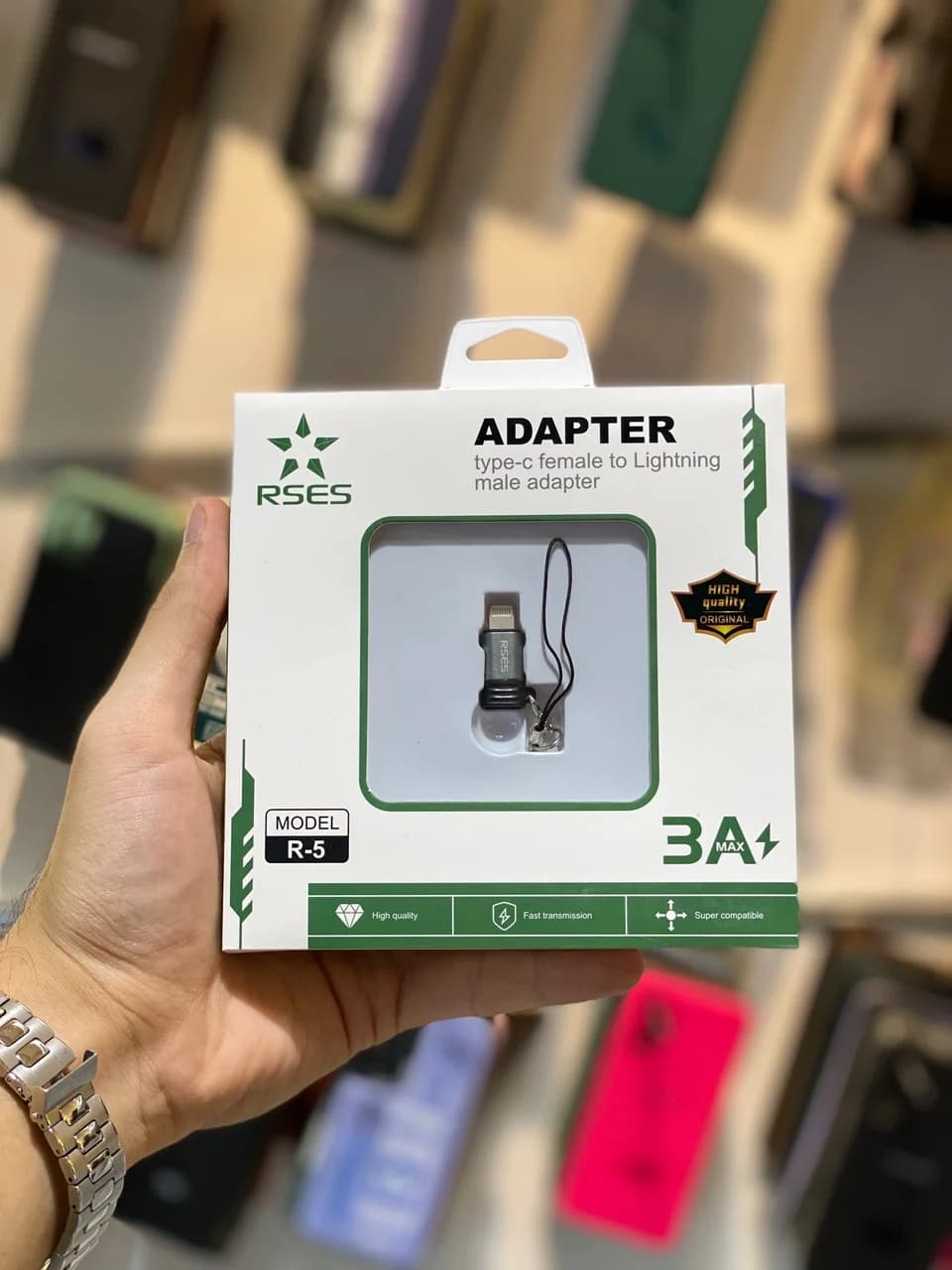 تبدیل‌ Type-C به Lightning برند RSES مدل R-5