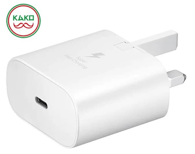 شارژر 25 وات اورجینال سوپرفست Samsung 25W USB-C (EP-TA800) _(بردآبی)_ — تصویر ۲
