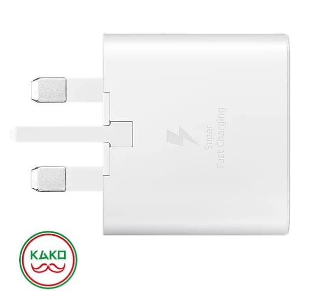 شارژر 25 وات اورجینال سوپرفست Samsung 25W USB-C (EP-TA800) _(بردآبی)_ — تصویر ۳
