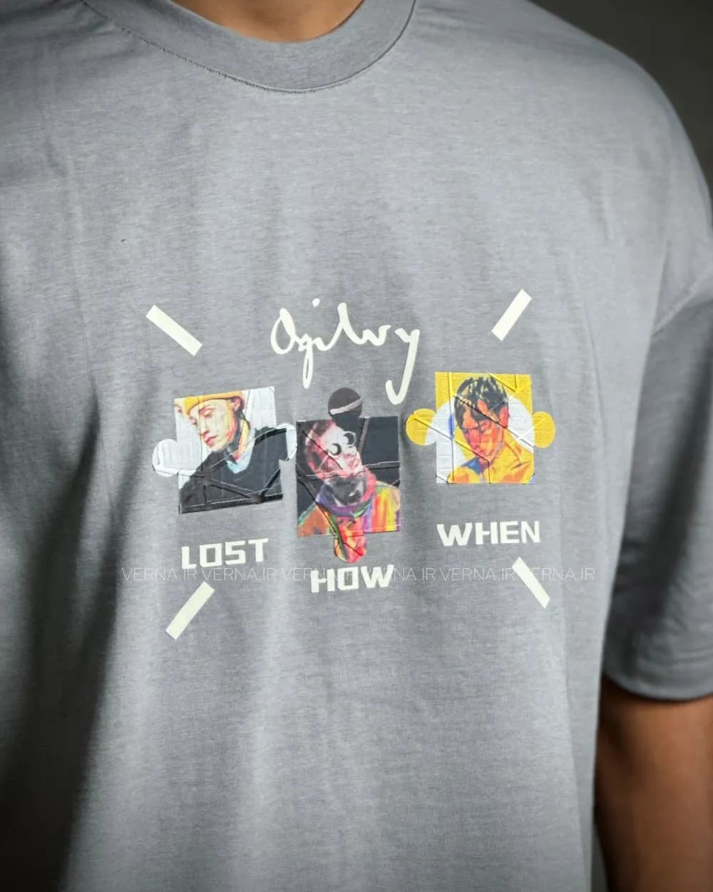 تيشرت مردانه LOST HOW WHEN — تصویر ۲