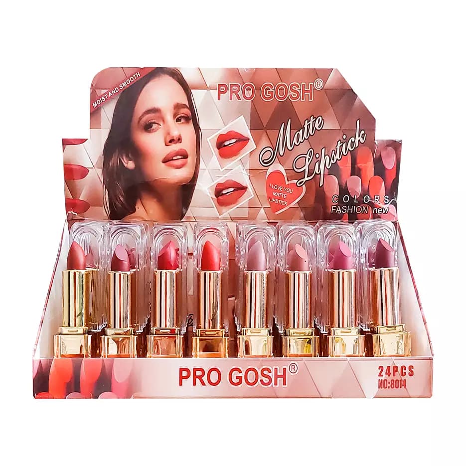 رژلب جامد پرو گاش PRO GOSH | بافت مخملی با ماندگاری بالا – کد 8014