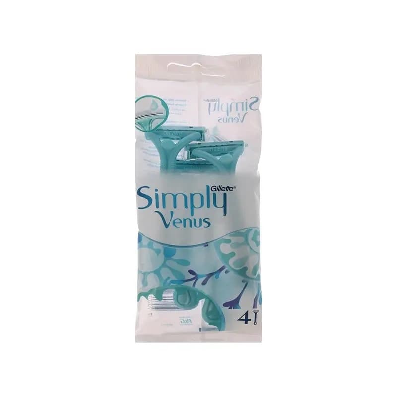 تیغ اصلاح ژیلت مدل simply venus آبی رنگ (بسته 4 عددی ) — تصویر ۲