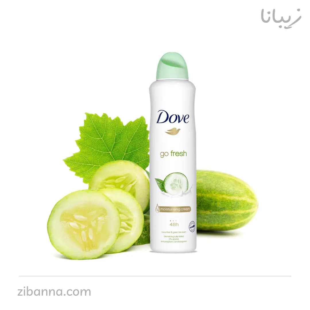اسپری ضدتعریق داو گو فرش با رایحه خیار و چای سبز 250 میل (انگلیسی )